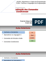 Comandos Condicionais C