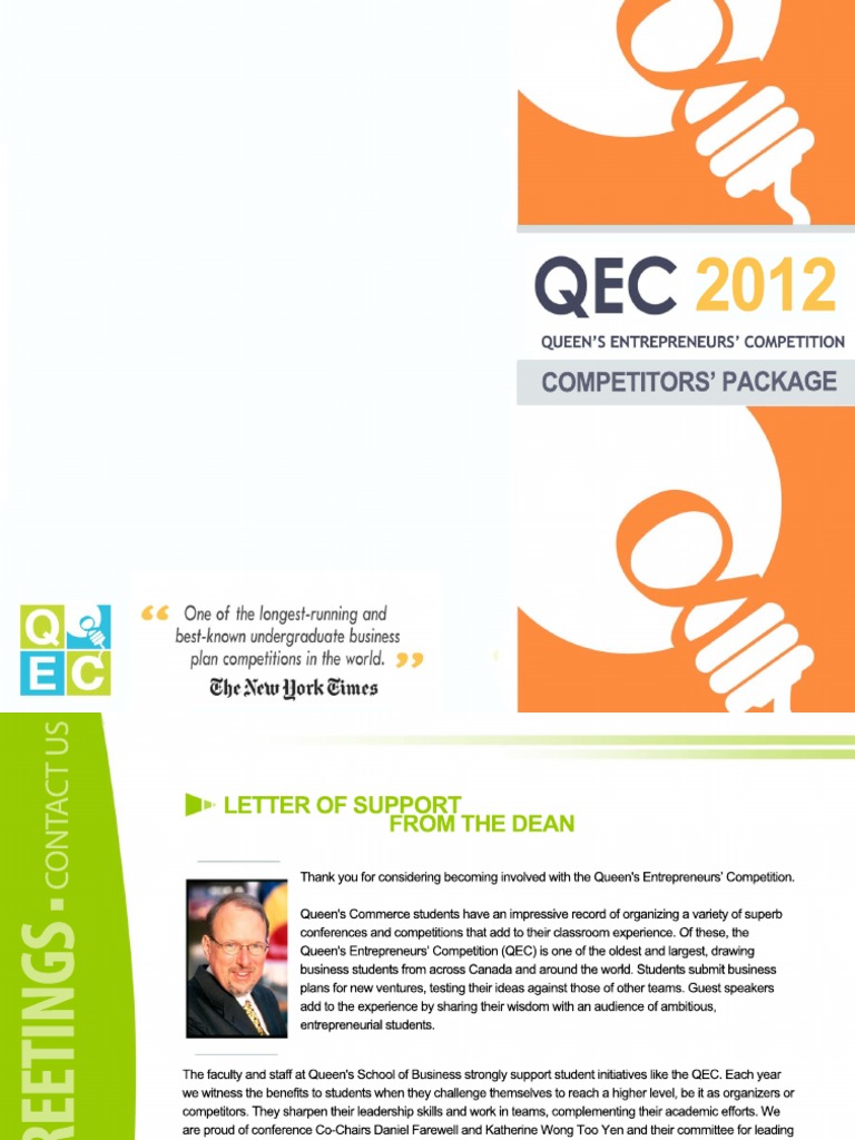 Qec 12 Competitors Package Final Pdf