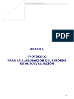 Protocolo para La Elaboración Del Informe de Autoevaluación Semana 7