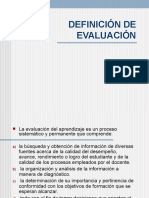 Definicion - de - Evaluacion Del Aprendizaje