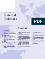 India's External Relations