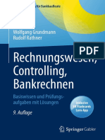Rechnungswesen, Controlling, Bankrechnen Basiswissen Und Prüfungsaufgaben Mit Lösungen (Wolfgang Grundmann, Rudolf Rathner)
