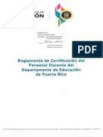 9375 - Reglamento Certificacion Docente