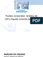 Análisis de LCR y líquido sinovial (articular) en