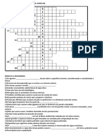 Relevo e hidrografia terrestre cruzadinha