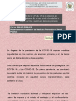 Impacto de COVID 19 en Atención Primaria