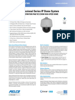 Spectra Professional Series IP Dome System Specification Sheet