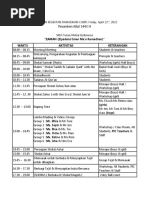 Rundown Kegiatan Ramadhan Camp 2022