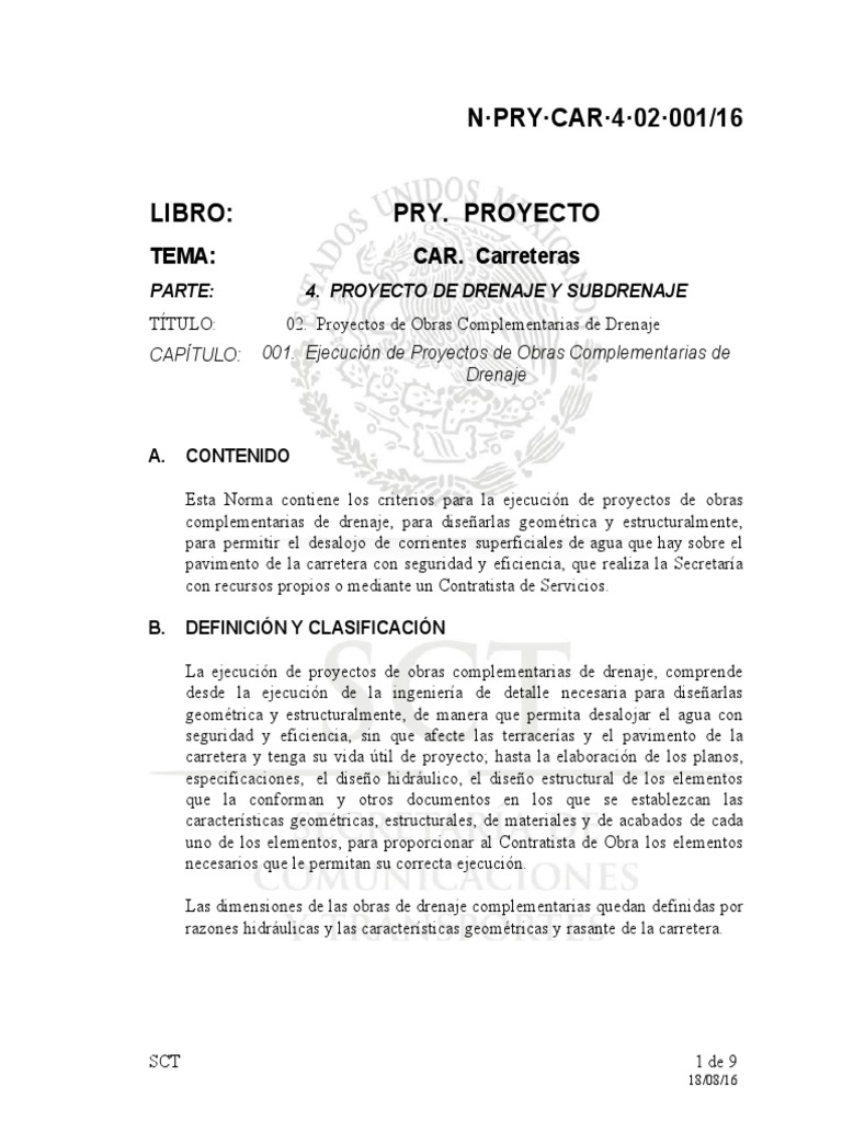 N pry car 4 02 001 16 pdf dise o la carretera