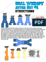3D Letter Set 1 Instructions