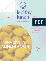Alimentación y Snacks - Healthy Lunch