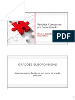 Slides Orações Substantivas