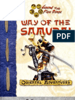 Oriental Adventures Way of The Samurai