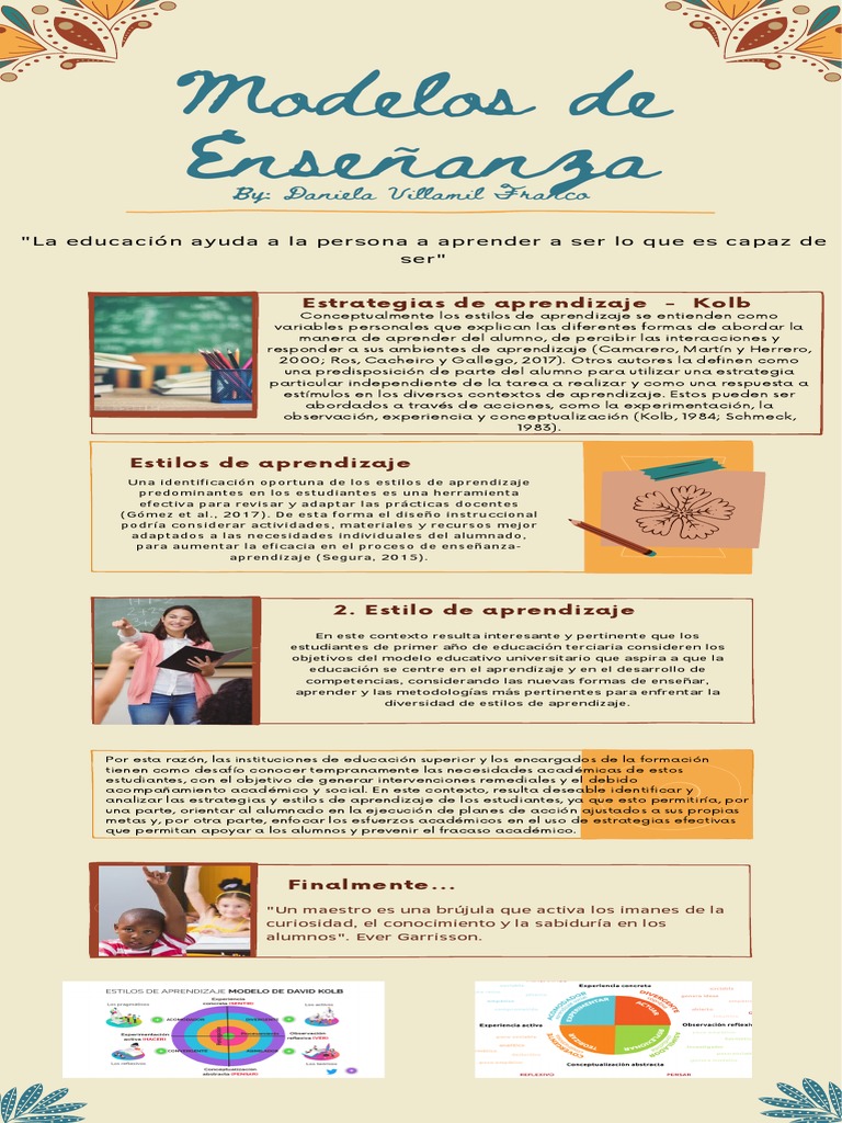 Modelos de Enseñanza | PDF | Aprendizaje | Aprendiendo estilos