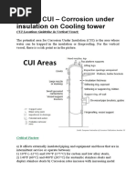 What Is CUI - Corrosion Under Insulation On Cooling Tower