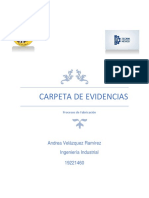 Carpeta de Evidencias Procesos de Fabricacion