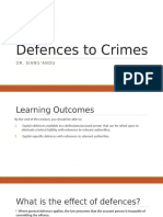 FULL Defenses To Crimes