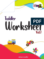 Printable Toddler Worksheet - Vol. 1 PDF