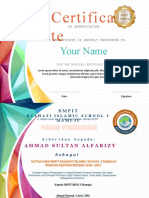 Certificate New