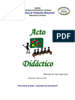 Acto Didáctico