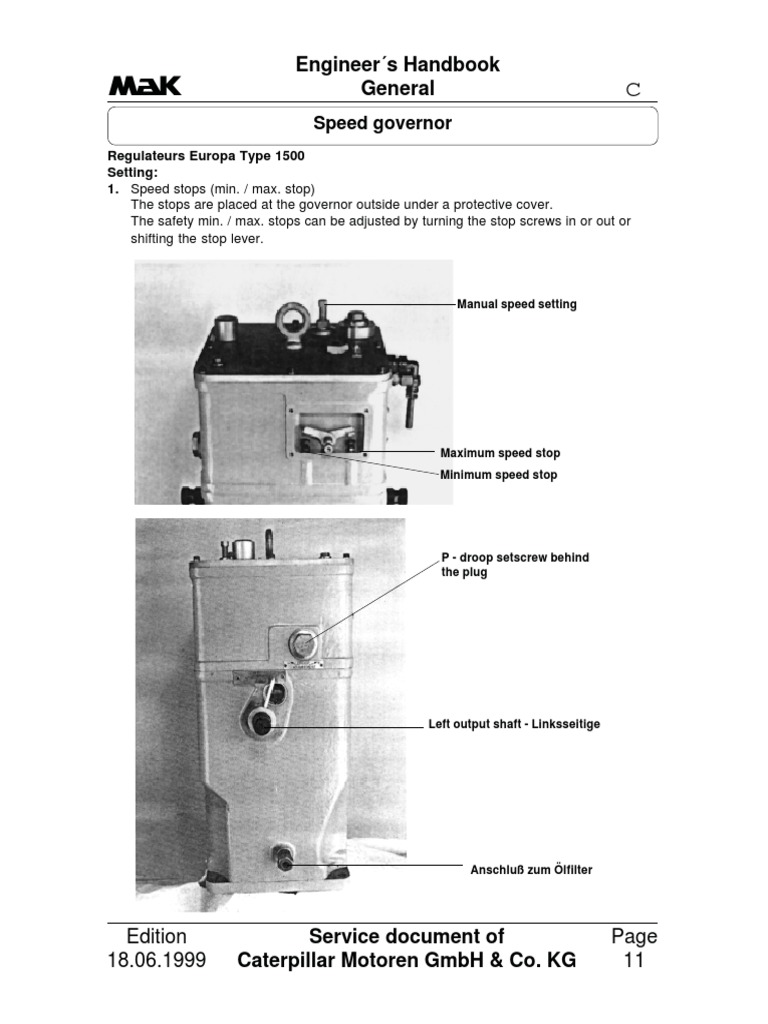 Regulateur Europa 1500 PDF Screw Machines