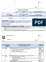 Formato de Planificacion Unidad de Aprendizaje Matematicas 3°