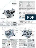 Yanmar 6hym-Wet 650 Mhp