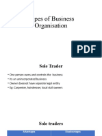 CH 4 Types of Business Organisation