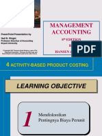 Management Accounting: Activity-Based Product Costing