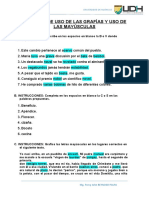 LENGUAJE II Uso de Las Grafias y Mayúsculas.