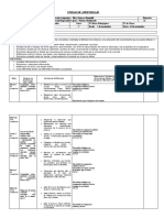 Planificación LENGUAJE MARZO - CUARTO BÁSICO 2022