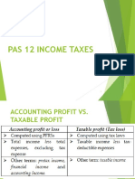 Pas 12 - Income Taxes