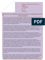 Versión Final Del Artículo de Opinión EL PERU QUE TODOS SOÑAMOS