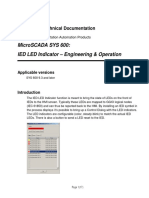 IED LED Indicator - Operation & Engineering