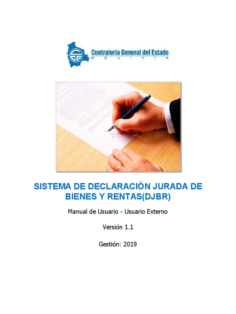 Registrar Tu Declaración Jurada De Ingresos Y De Bienes Y Rentas (Ddjj ...