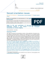 Sexual orientation issues factsheet