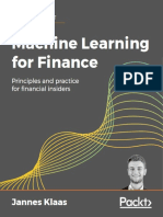 Machine Learning For Finance