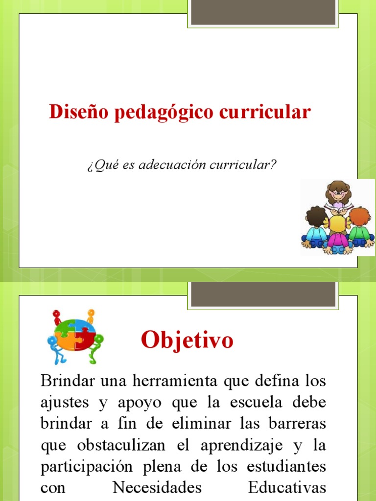 Ejemplos de Adecuaciones Curriculares | PDF | Plan de estudios | Evaluación