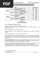 Syllabus For B.Sc. Computer Science Honours (1st Year) : Paper - (Theory)