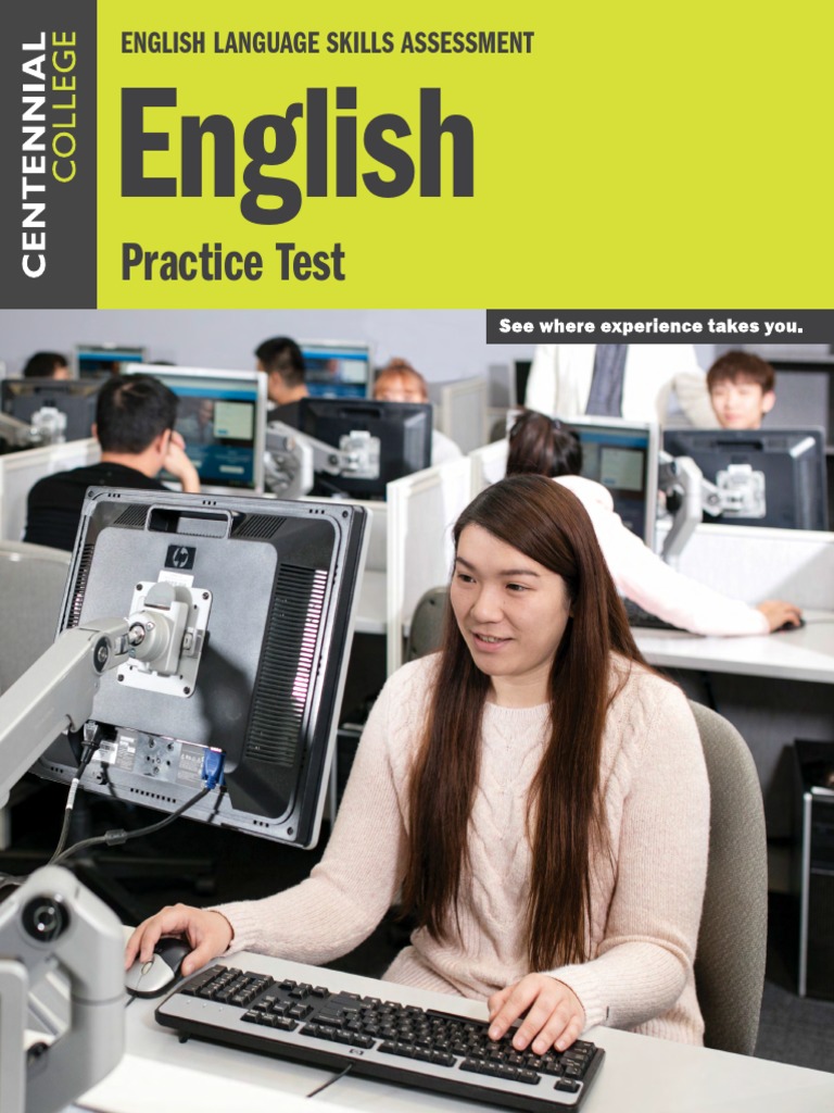 English Skills Assessment Practice Test PDF Test (Assessment) Radio