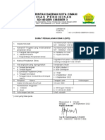 Format SPPD Untuk Sekolah Baru 2021