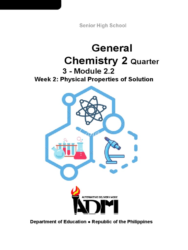 General Chemistry 2 Module 22 PDF Physical Quantities Chemistry