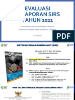 Evaluasi Pelaporan SIRS