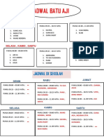 Jadwal Belajar Teruptudate TK A