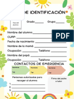 Ficha de Identificación de Alumnos