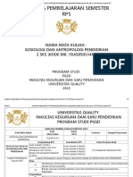 PDF - Rps Sosiologi Dan Antropologi Pendidikan