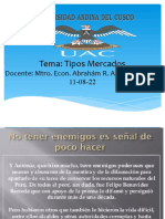 11-08-22 - Tipos de Mercado