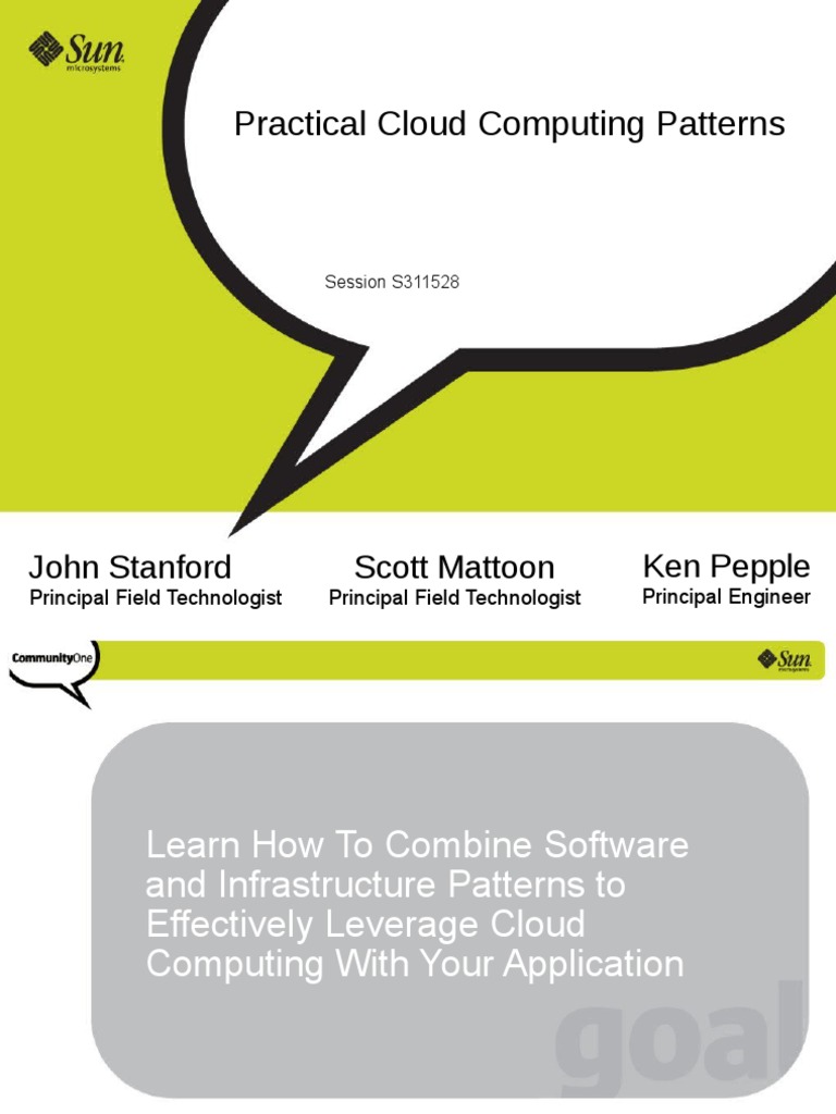 Cloud Computing Patterns Explained | PDF | Provisioning | Cloud Computing