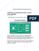 Control de Motor Paso A Paso en Lab View