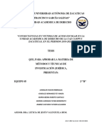 Consecuencias del acoso escolar en la UAD-UAZ (2018-2021